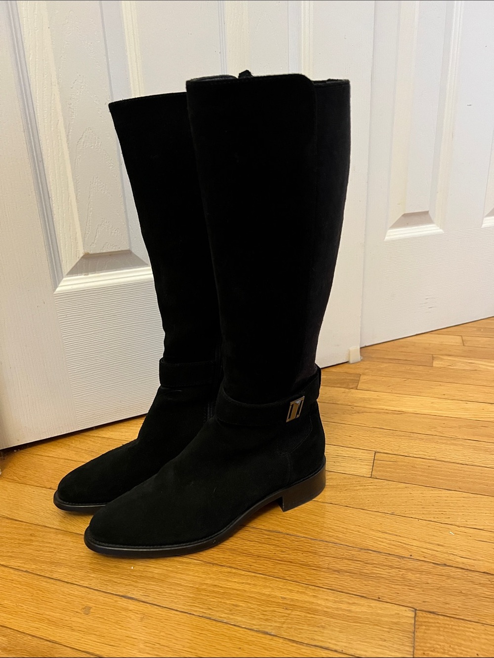 Aquatalia Giada Suede Riding Boots - Picture 3 of 16